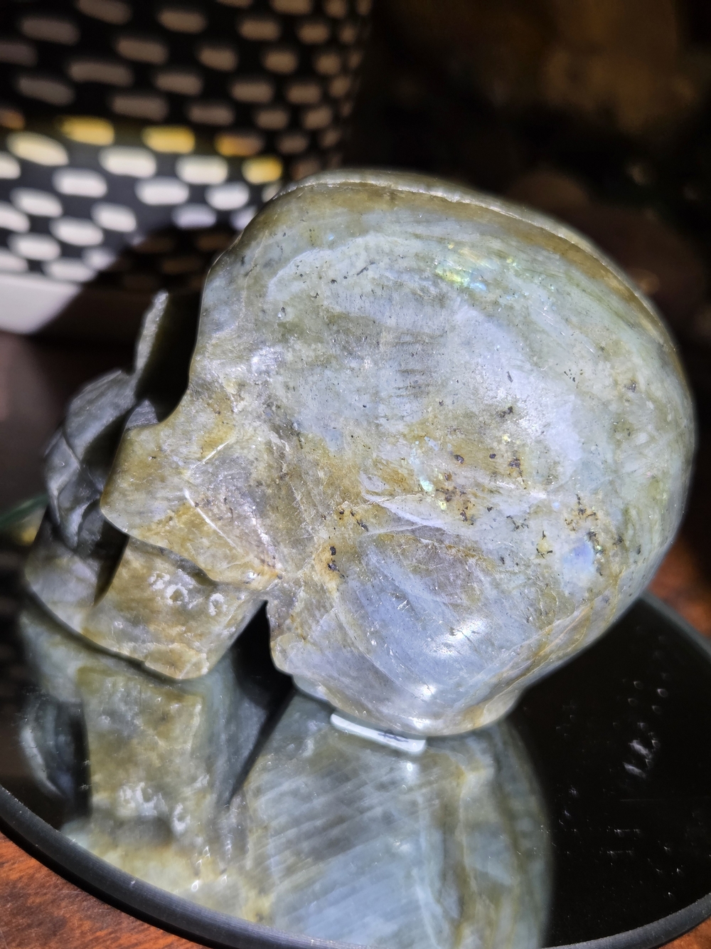 Labradorite Carved Skull - Picture 12 of 16